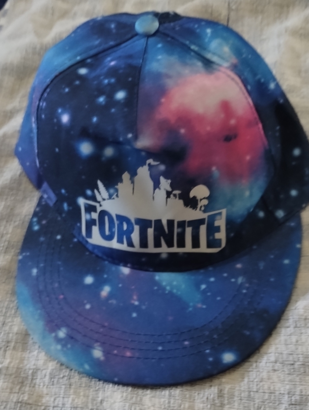 Galaxy Snapback Hat - Blue/Purple